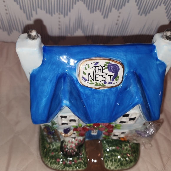 Bluesky clayworks "THE NEST" tea light candle holder - Picture 2 of 7